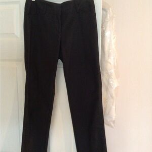 WHITE HOUSE BLACK MARKET SLIM ANKLE PANT- SIZE 0R- BLACK